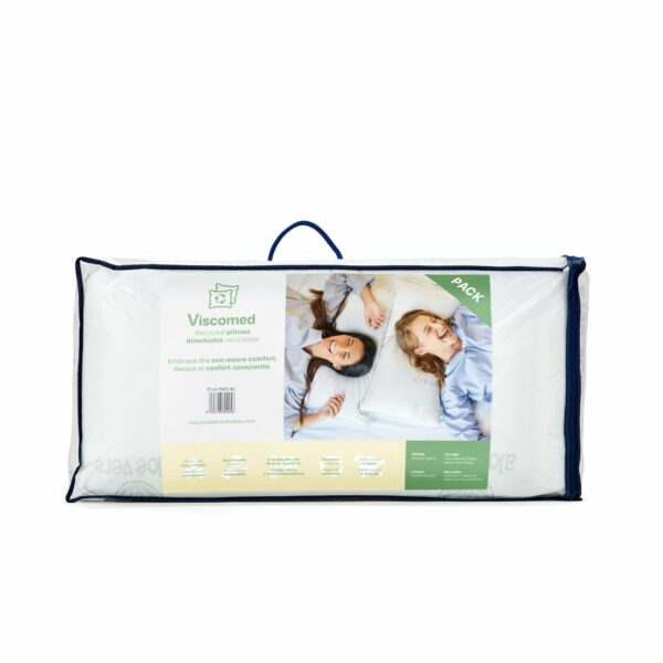 Almohada Viscoelástica Copos Tejido Aloe Vera - Imagen 2